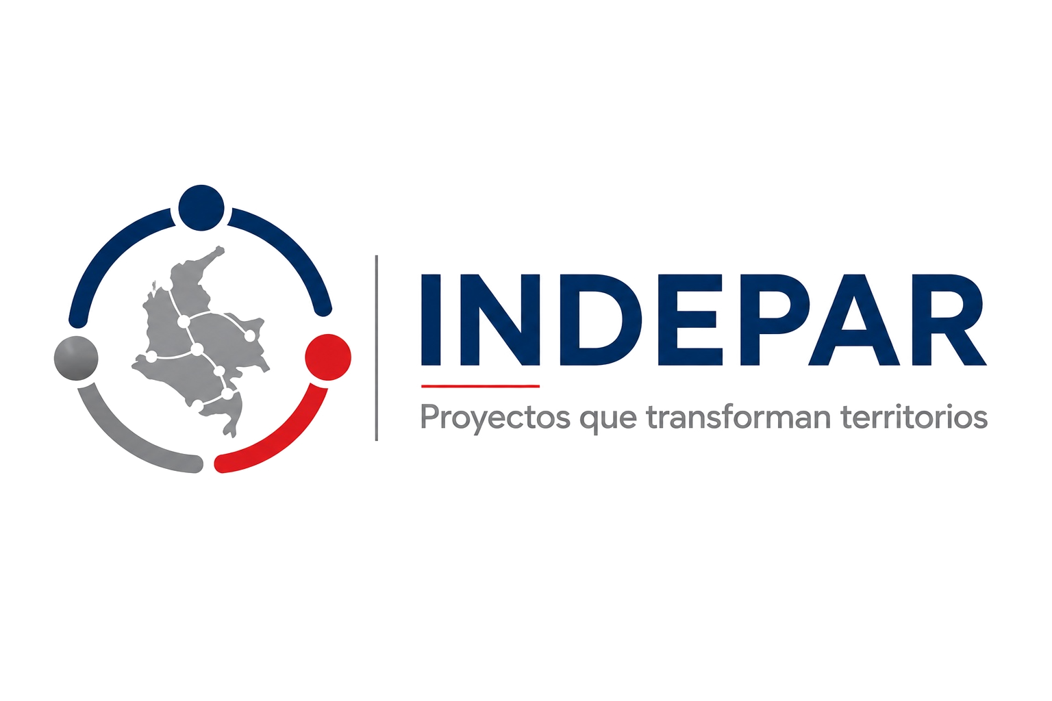 Logo de la Corporación INDEPAR — Proyectos que transforman territorios